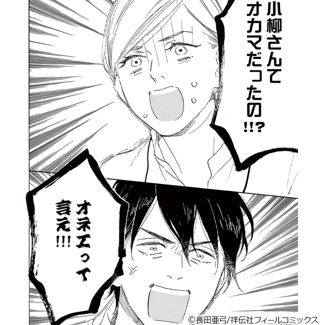 やわ男とカタ子　コマ画像