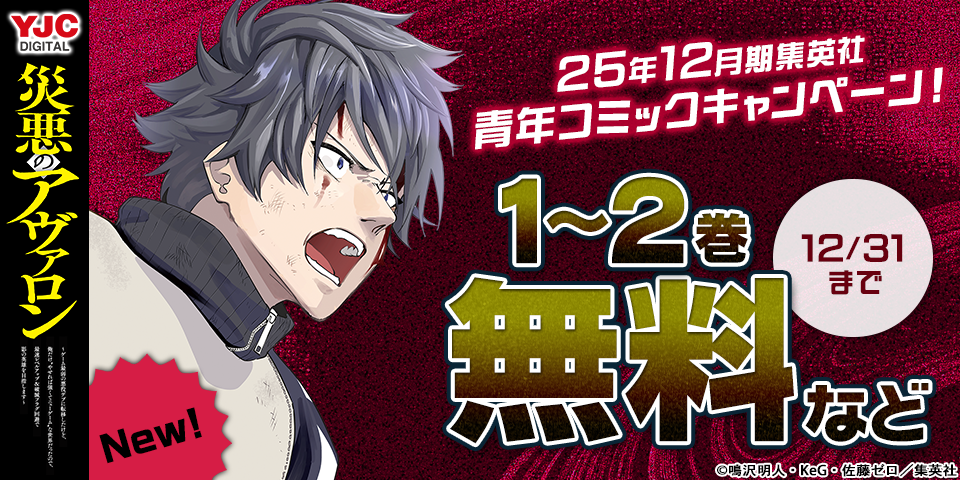 25年12月期集英社青年コミック新刊キャンペーン！